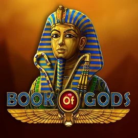 Book of Gods slot logo by BF Games at BalooBet Casino